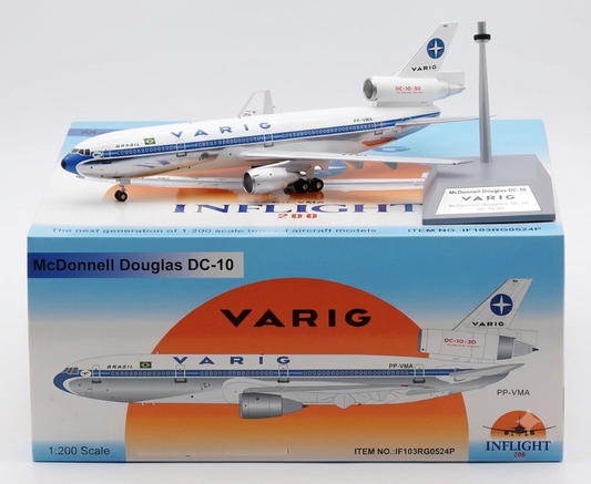 Douglas DC-10-30 VARIG em escala 1/200 (Inflight200)