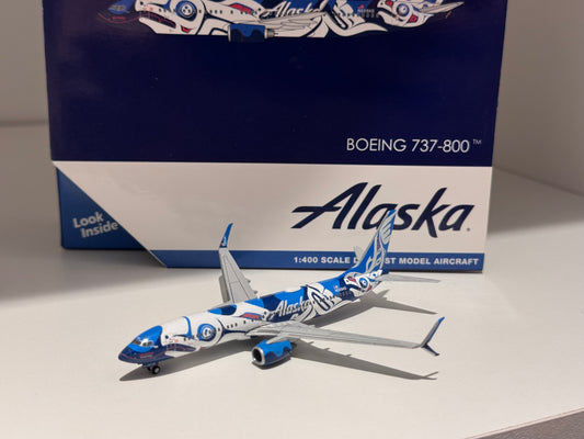 Boeing 737-800 Alaska Airlines “Salmon-People” – Gemini Jets 1:400