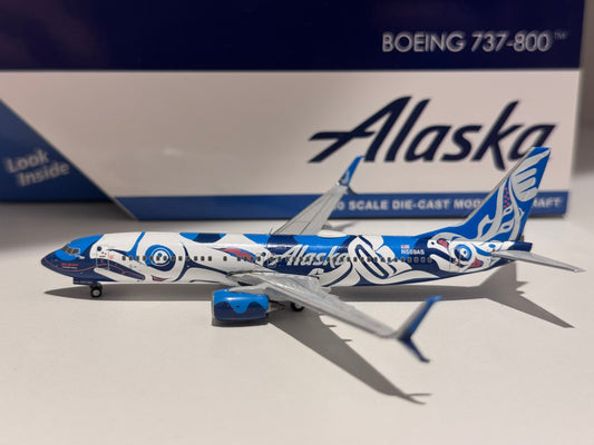 Boeing 737-800 Alaska Airlines “Salmon-People” – Gemini Jets 1:400